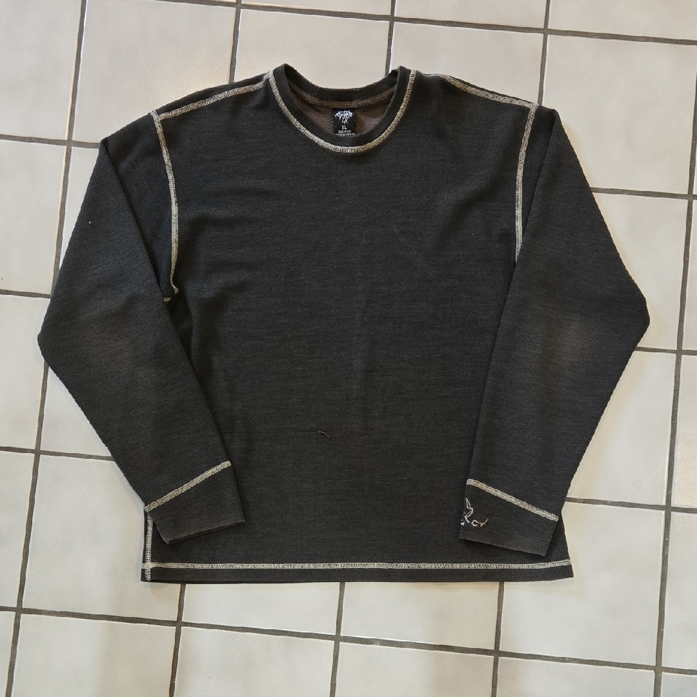 Prana Black Long Sleeve Shirt